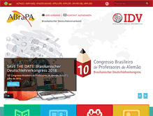 Tablet Screenshot of abrapa.org.br